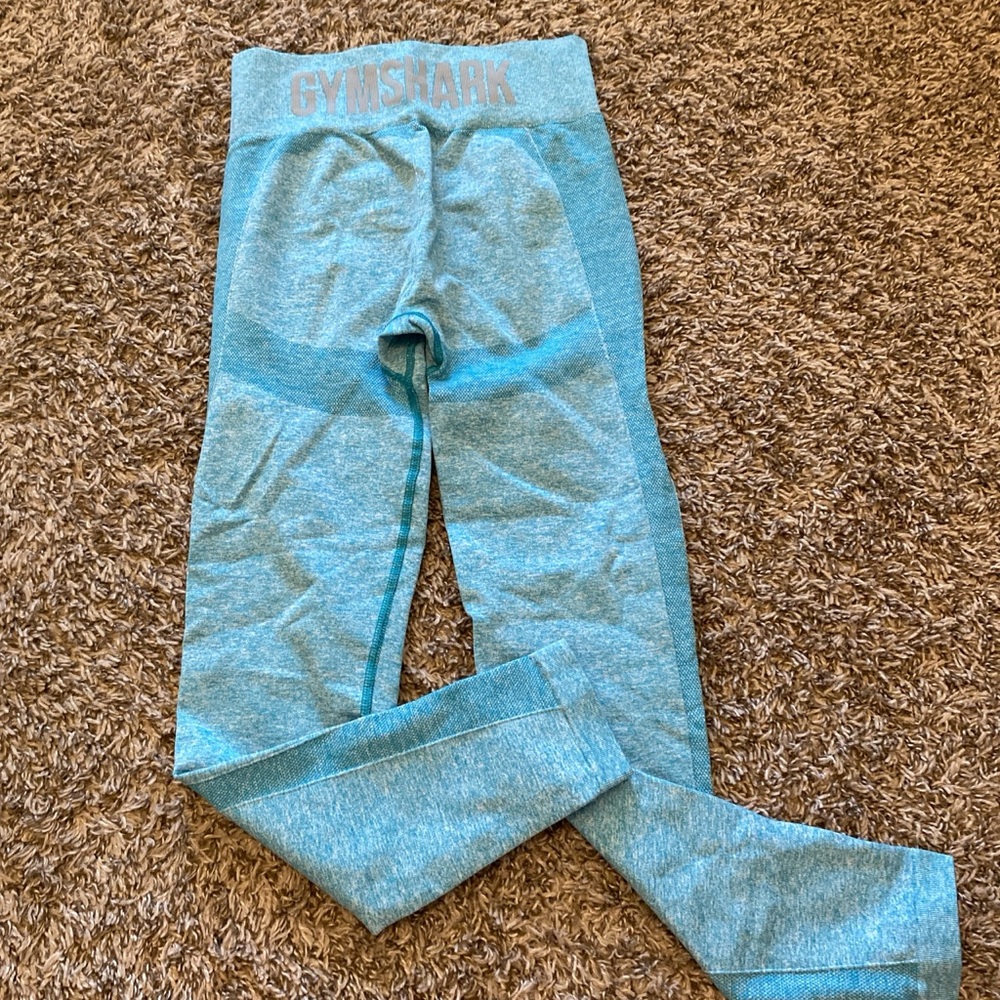 Gymshark Blue Performance Leggings High Waist